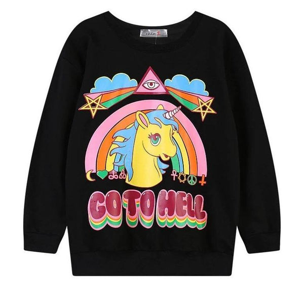 Pull Licorne Go to Hell