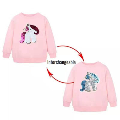 Pull Licorne Sequin