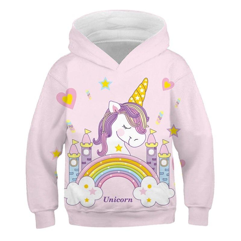 Pull licorne fille clearance