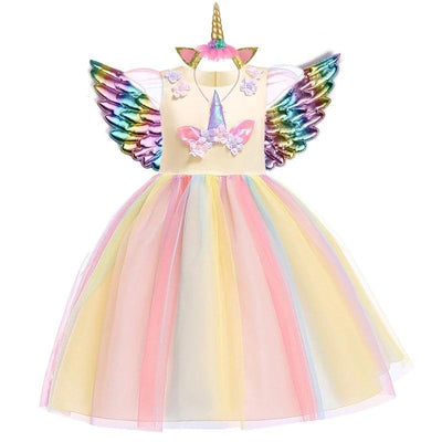 Robe Licorne Anniversaire Arc-en-Ciel