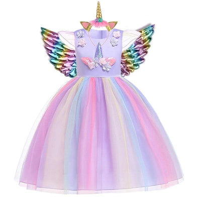 Robe Licorne Anniversaire Couleur