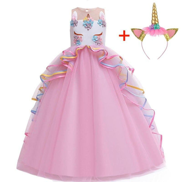 Robe Licorne Enfant Emin Costume De Princesse Licorne Pour Fille - Robe D'Anniversaire Avec Accessoires - Halloween, Carnaval, Représentation, Cosplay Robe Licorne Pour Fille Robe Licorne Enfant Emin Costume De Princesse Licorne Pour Fille - Robe D'Anniversaire Avec Accessoires - Halloween, Carnaval, Représentation, Cosplay Robe Licorne Pour Fille
