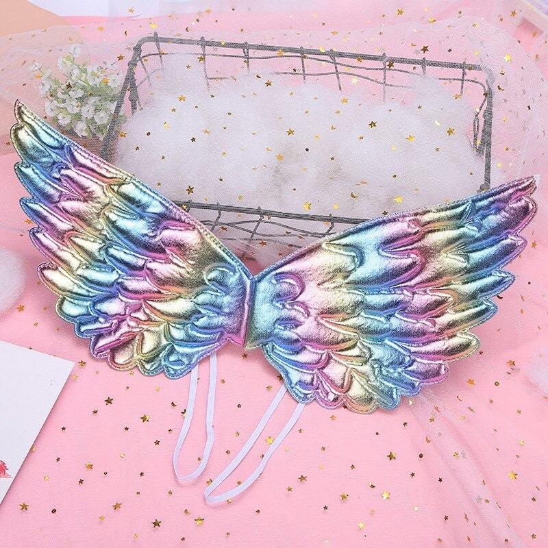 Costume Fille Arc-en-Ciel Licorne DAB Floss - Haut Et Leggings Gris - Taille Enfant - Neuf Avec Étiquettes