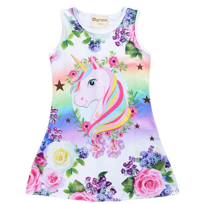 Robe Licorne Fleurie