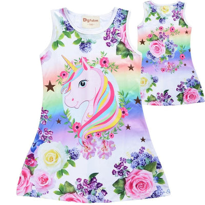 Robe Licorne Fleur