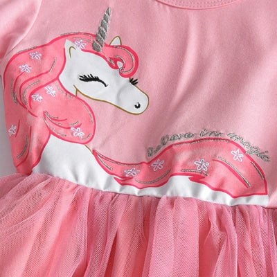 Robe Licorne Kawaii Rose Foncé