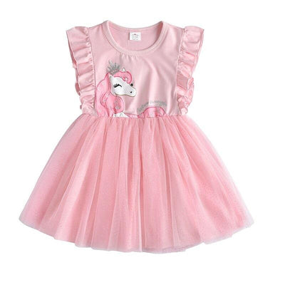 Robe Licorne Kawaii Rose Pâle
