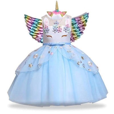Robe Licorne Magique Bleu