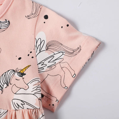 Robe Licorne Manches Courtes Nuit Confortable