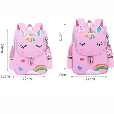 Cartable Licorne rose fille