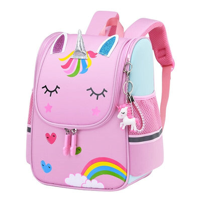 Cartable Licorne rose