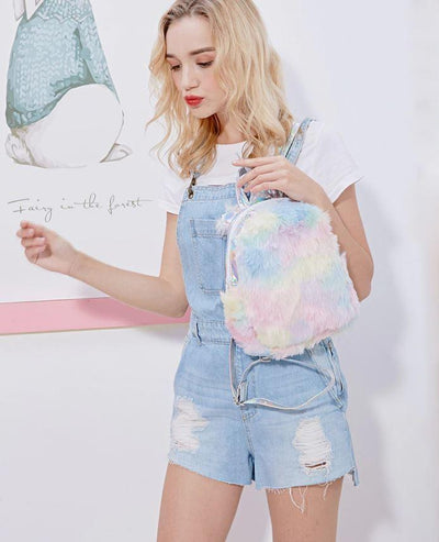 Sac à dos Licorne en peluche fille