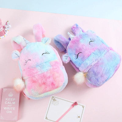 Sac a dos Peluche Licorne