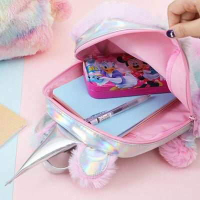 Sac à Dos Licorne en Peluche
