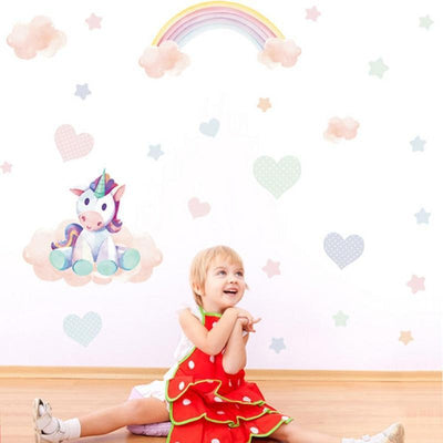 Sticker Licorne Fillette
