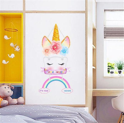 Sticker Mural Licorne Original