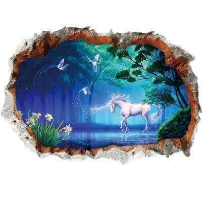 Sticker Mural Licorne