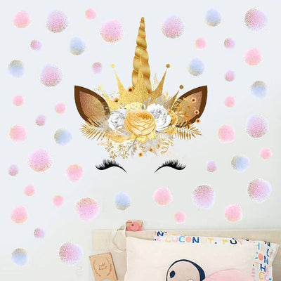 Sticker Licorne Princesse