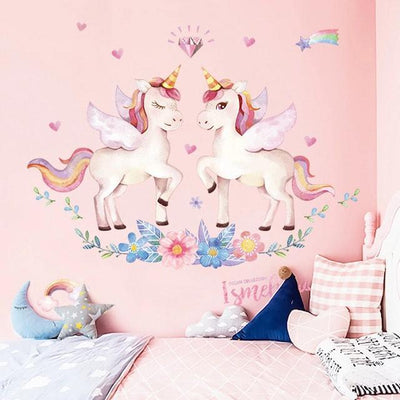 Sticker Licorne Duo