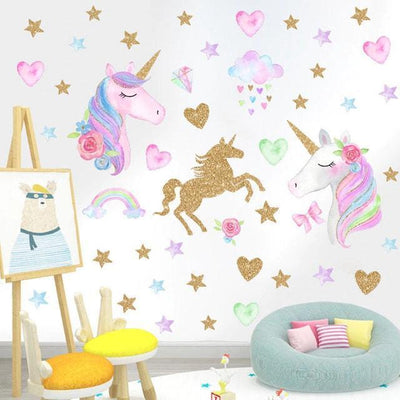 Sticker Licorne Chambre Enfant