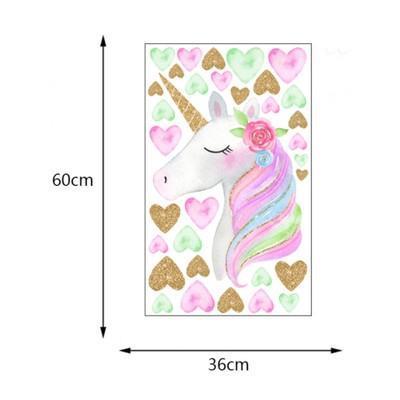 Sticker Licorne Coeur