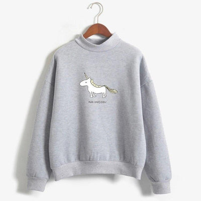 Pull Licorne Femme Blanc