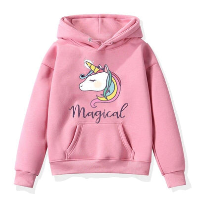 Pull Licorne Fille Blanc