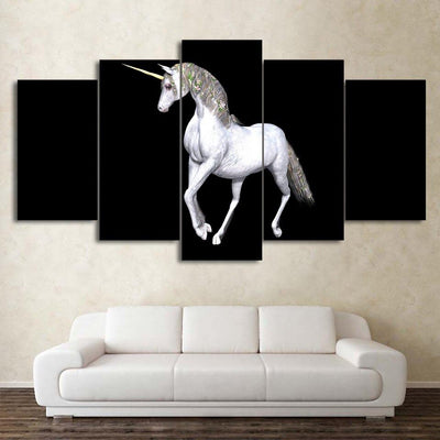 Tableau Licorne Corne Unique