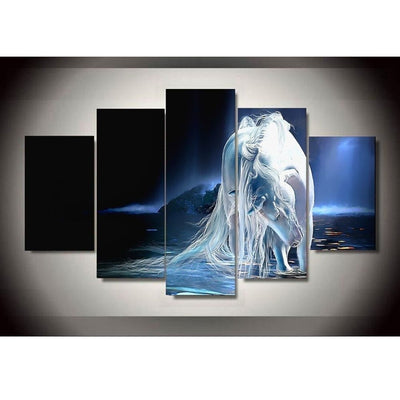 Tableau Licorne Dans l'Eau