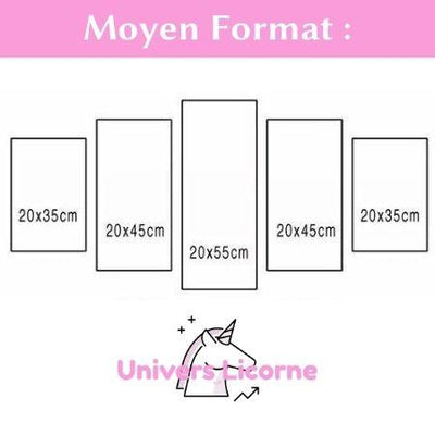 Tableau Licorne Dans l'Eau