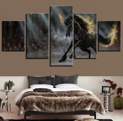 Tableau Licorne Nocturne