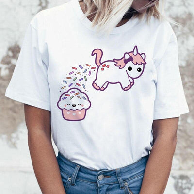 T-Shirt Gâteau Femme