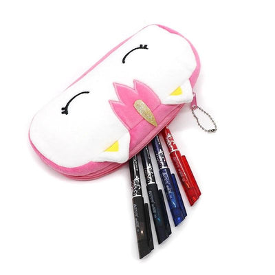 Trousse Licorne  Scolaire Bleue