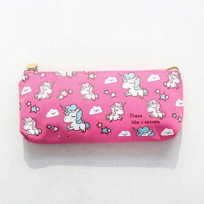 Trousse rouge licorne