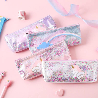 Trousse Fille kawaii Arc en Ciel