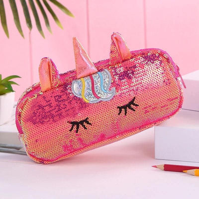 Trousse Fille Licorne rouge