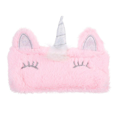 Trousse Licorne Peluche rose