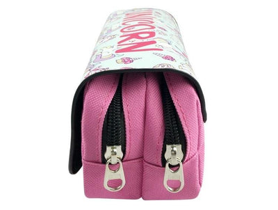 Trousse Licorne Scolaire 2 Compartiments