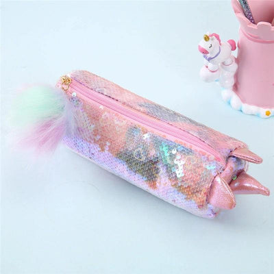 Trousse Licorne rose