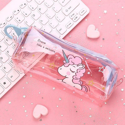 Trousse licorne Transparente 