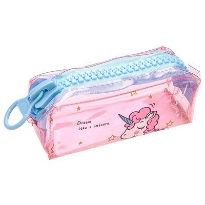 Trousse Licorne Transparente école