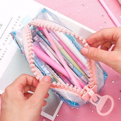 Trousse Licorne Transparente école